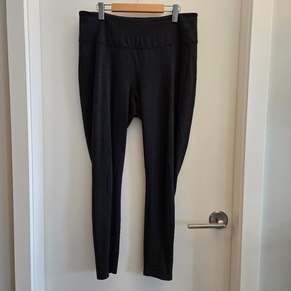 Denver Hayes Dark Denim High-Waisted Ponte Pants